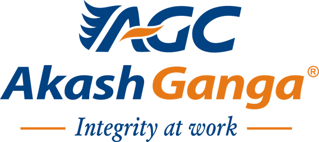 Akash Ganga Courier Logo